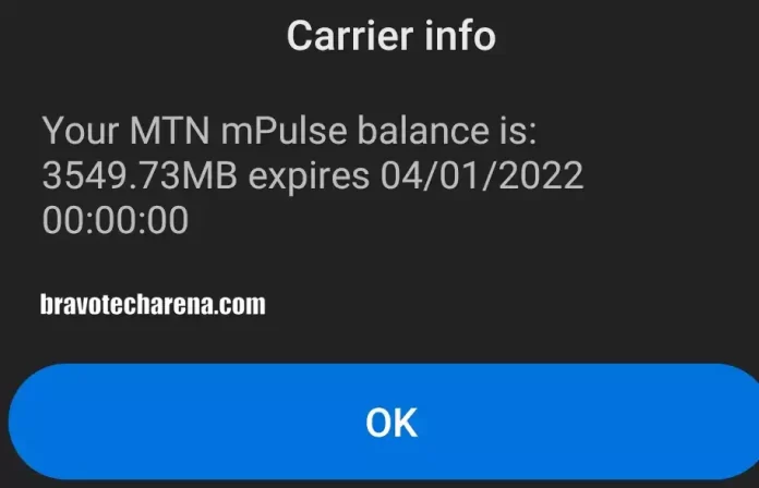 Activate MTN 1.2gb for N150