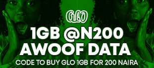 Glo 200 for 1gb data plan