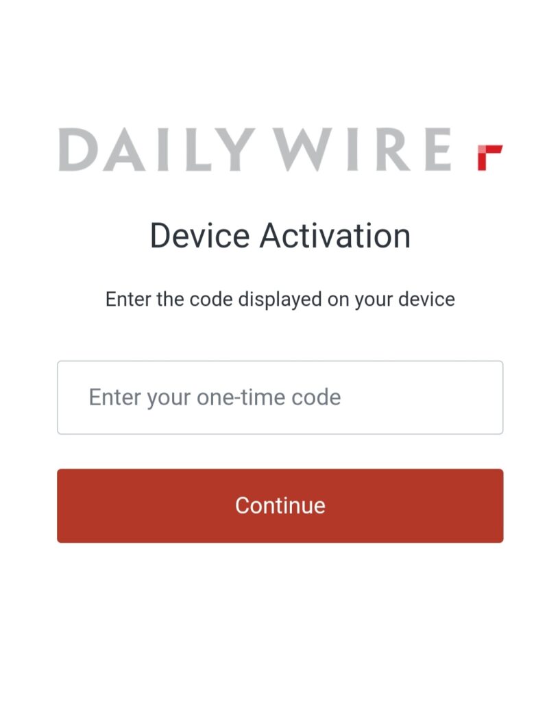 How to activate daily Wire on Roku
