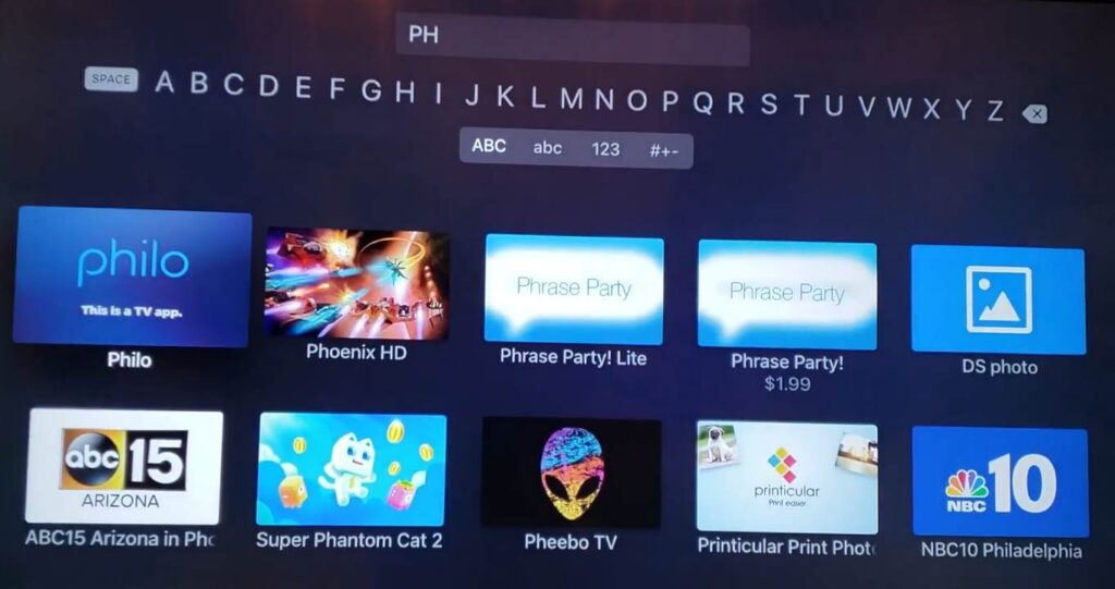 Philo on Apple-TV