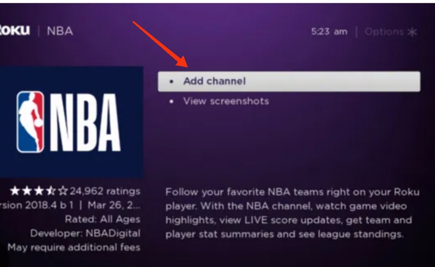 How To Get and Watch NBA League Pass on Roku